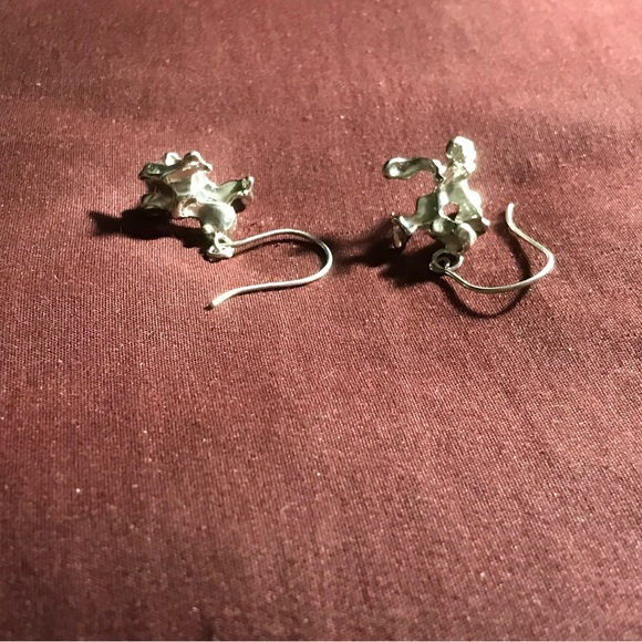 Sterling Silver Free Form Earrings - Picture 13 of 16